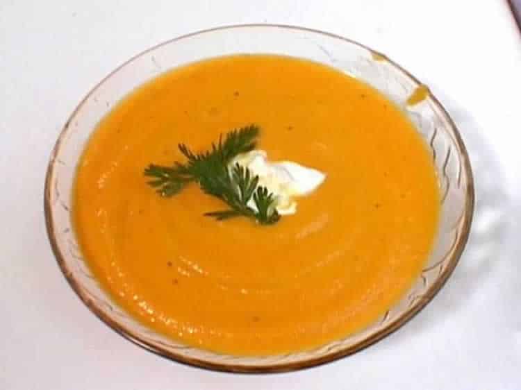 Recette soupe de carottes au gingembre w w pour entrée ou diner