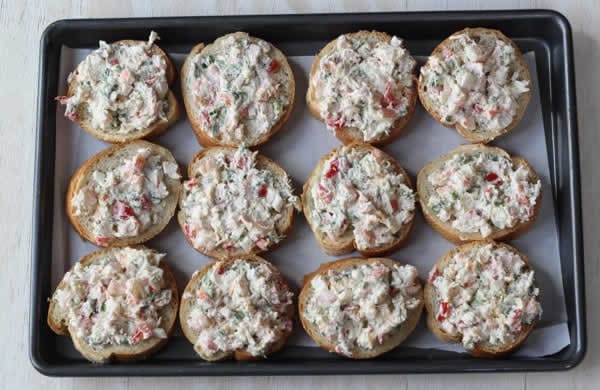 Tartelettes apéritives crabe crevettes