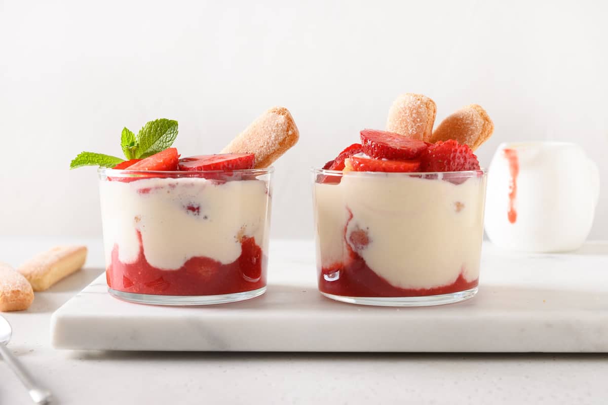 Tiramisu Aux Fraises En Verrines Un Dessert Facile Mais Impressionnant