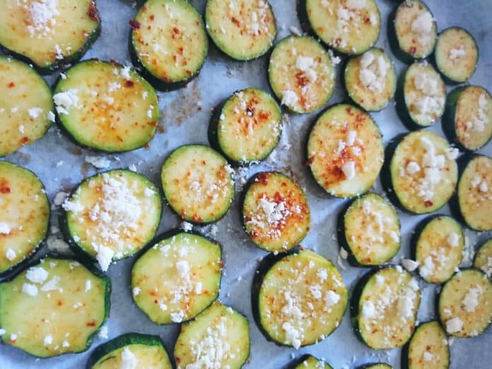 Courgettes Cuites Au Four Croustillantes Et Savoureuses