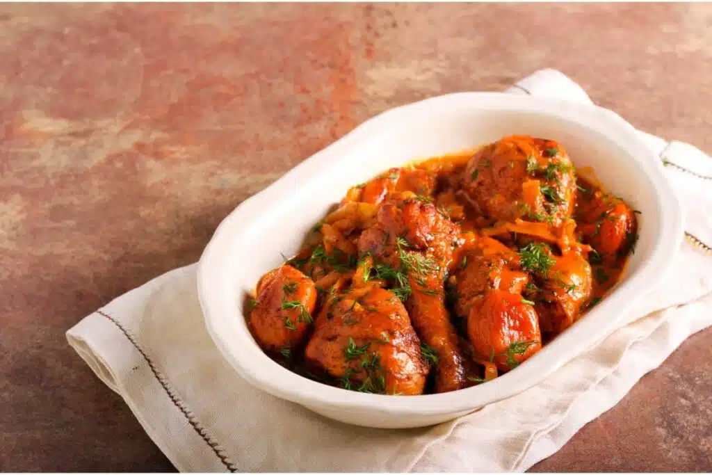 Pilons de poulet aux tomates au cookeo