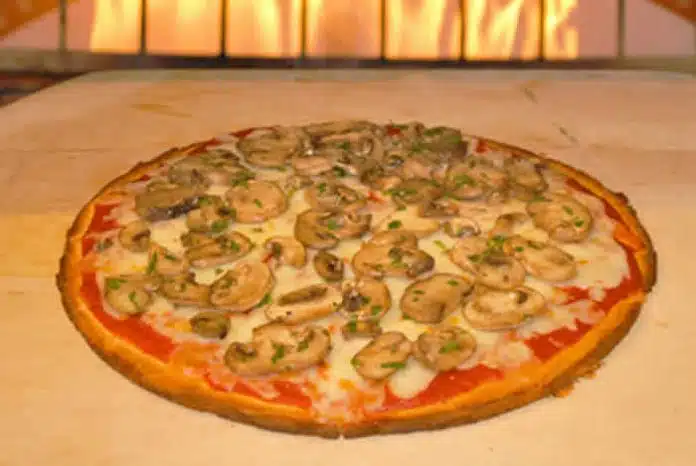 pizza aux champignons thermomix