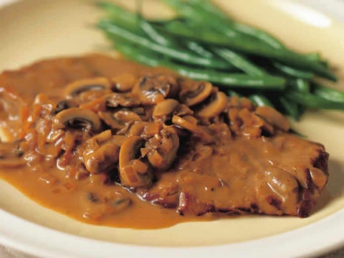 steak de veau aux champignons cookeo plat de viande avec sauce