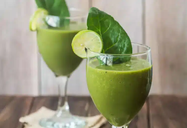 Smoothie legumes vert avec thermomix