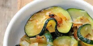 Courgettes à l'oignon au thermomix