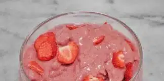 Mousse de fraises et mascarpone au thermomix