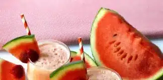 Smoothie fraise pastèque au thermomix