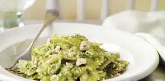 Farfalle et crème de courgettes au thermomix