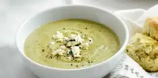 Soupe de courgette ail et fines herbes au thermomix