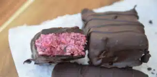 Barre chocolat framboise au thermomix