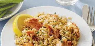 Poulet au riz avec sauce Worcestershire cookeo