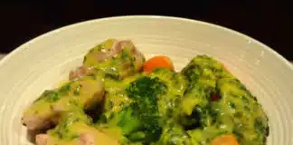 Poulet aux légumes sauce poireaux et moutarde au thermomix