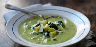 Soupe de courgettes au persil au cookeo