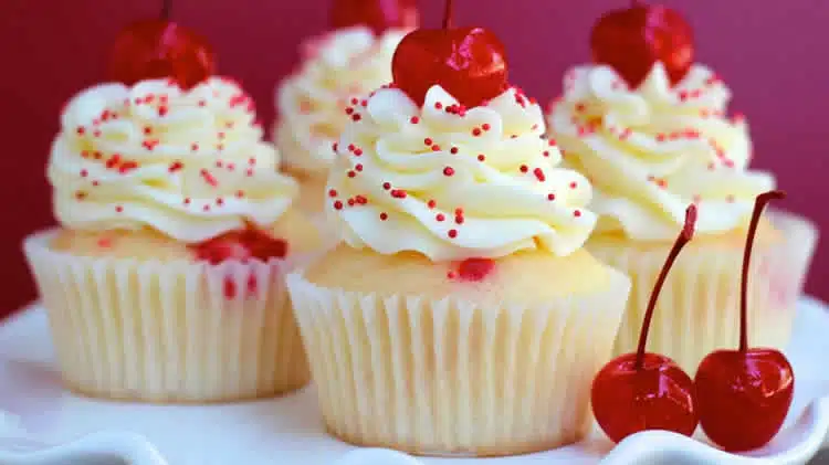 Cupcakes aux cerises et mascarpone au thermomix