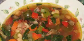 Soupe d'haricots blancs et légumes au cookeo