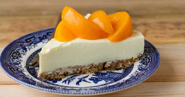 Cheesecake Aux Peches Un Delicieux Gateau Sans Cuisson