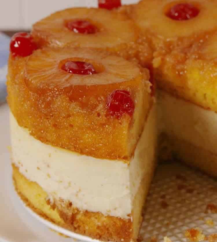 Cake Ananas A La Creme Au Thermomix Gateau Renverse A L Ananas