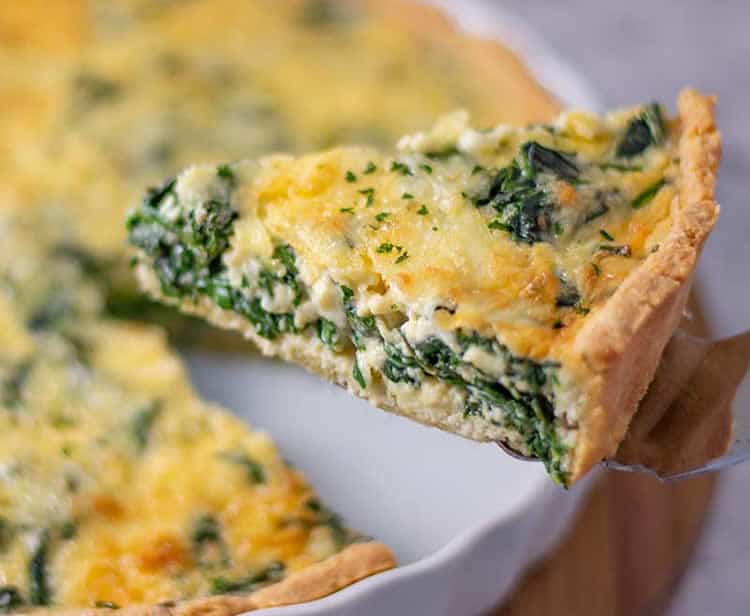 Quiche Aux Epinards Et Fromage Delice Pour Accompagner Une Soupe