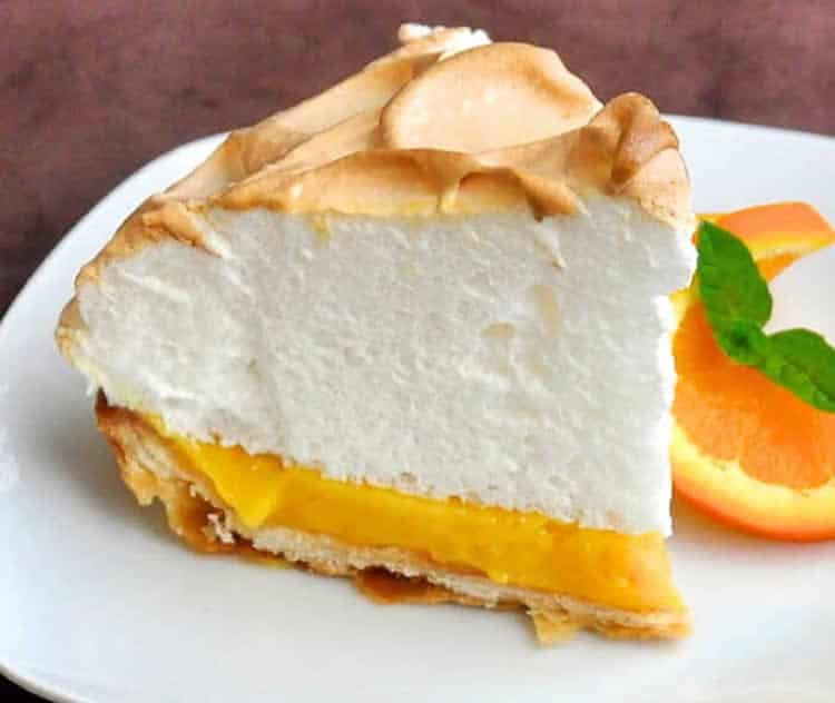 Tarte Meringuee A L Orange Un Autre Delice A L Orange Pour Votre Dessert