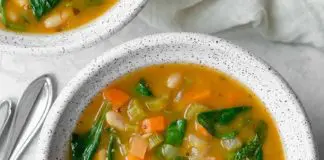 Soupe aux haricots blancs