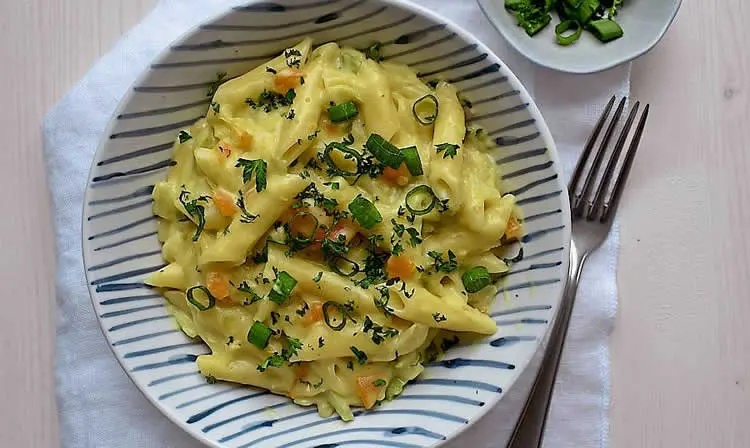 Penne à la sauce du chou au thermomix