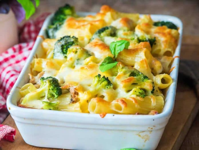 Gratin pâtes au brocoli au cookeo - plat au four pour votre dîner