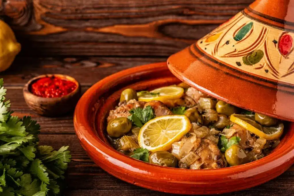 Tajine de poulet aux olives au cookeo