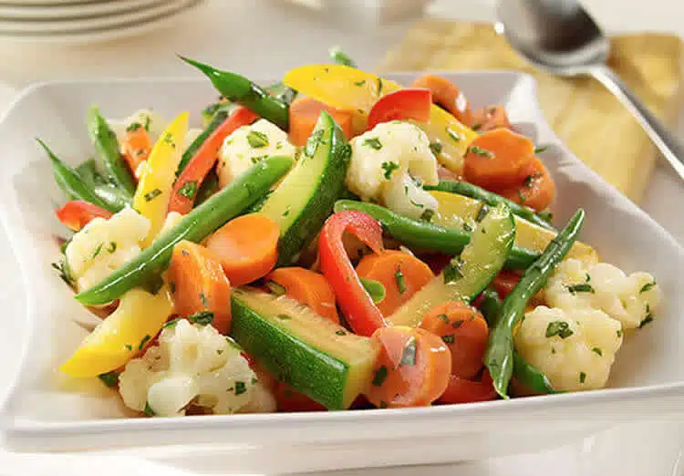 Légumes cuisson vapeur au cookeo