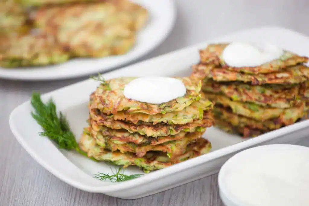 Galette de courgette aux fines herbes