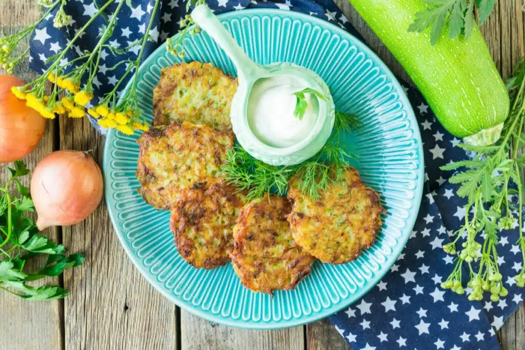 Galette pomme de terre et courgette