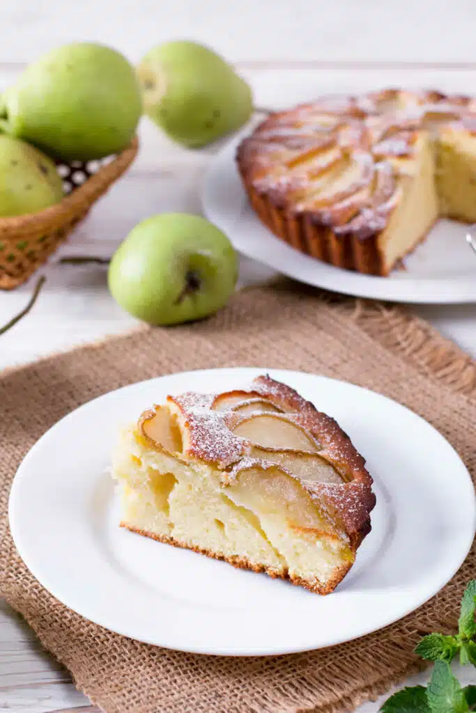 Délicieux gâteau aux poires