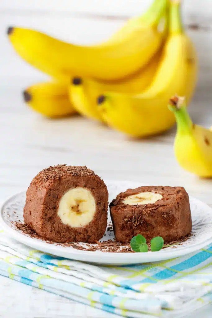 Gâteau roulé à la banane