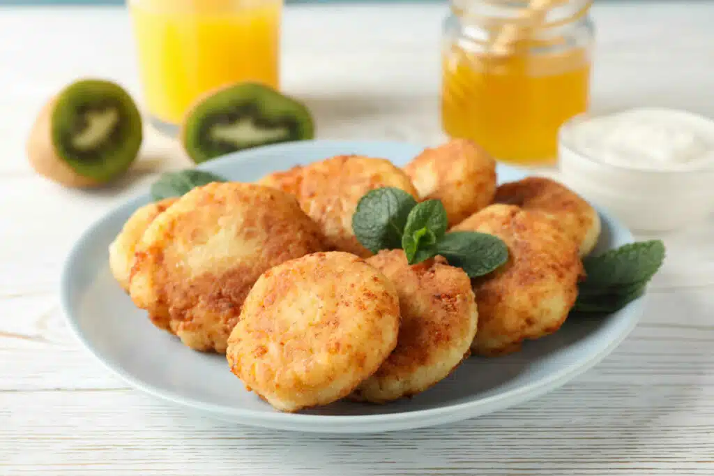 Pancake léger au fromage blanc