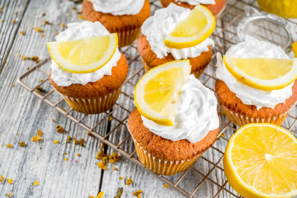 Cupcakes au citron et crème