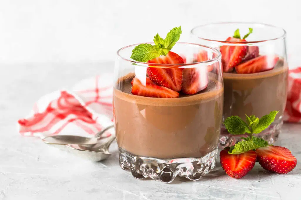 Panna cotta au chocolat rapide