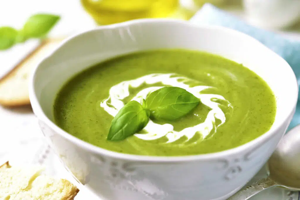 Soupe de courgette au boursin