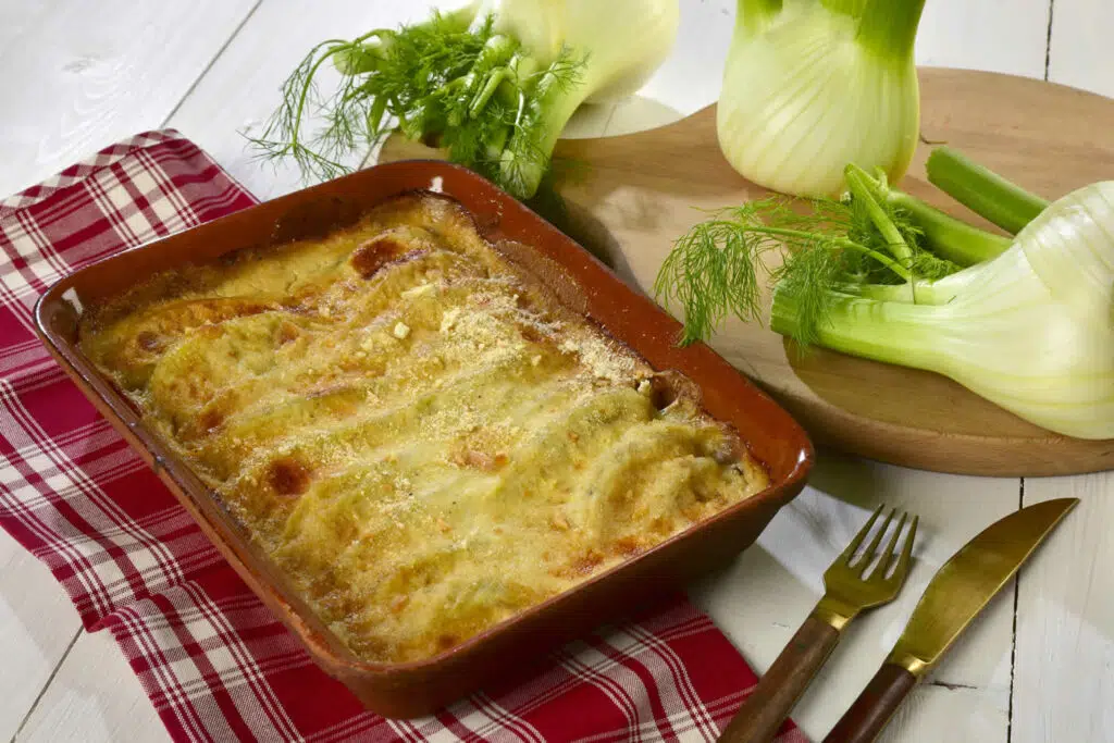 Gratin de fenouil à la béchamel