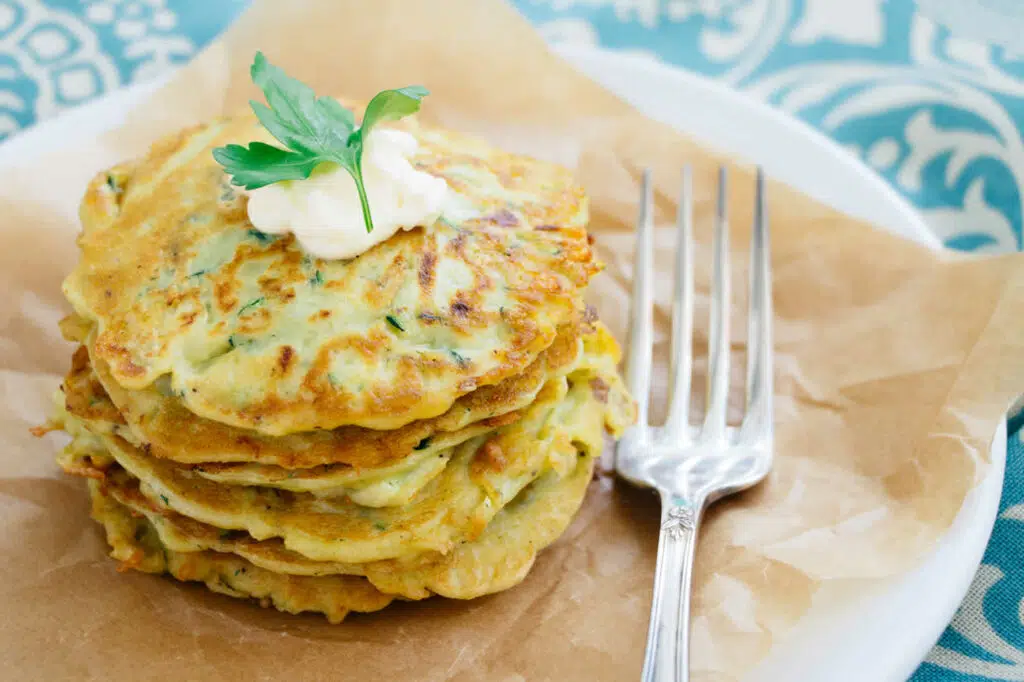 crêpes de courgettes soufflées