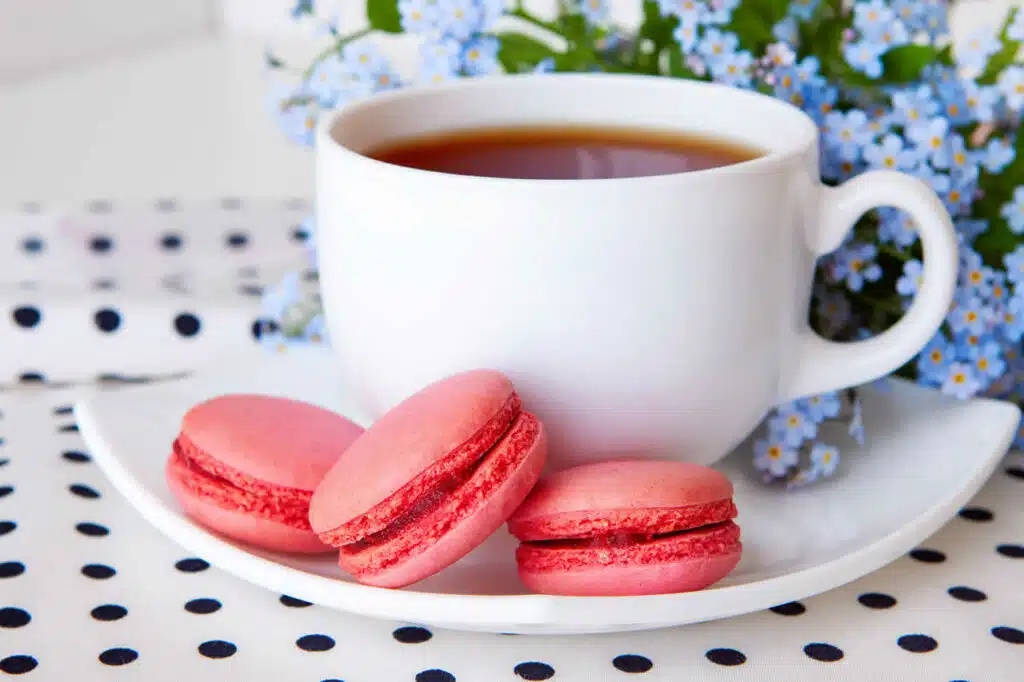 Macarons à la framboise