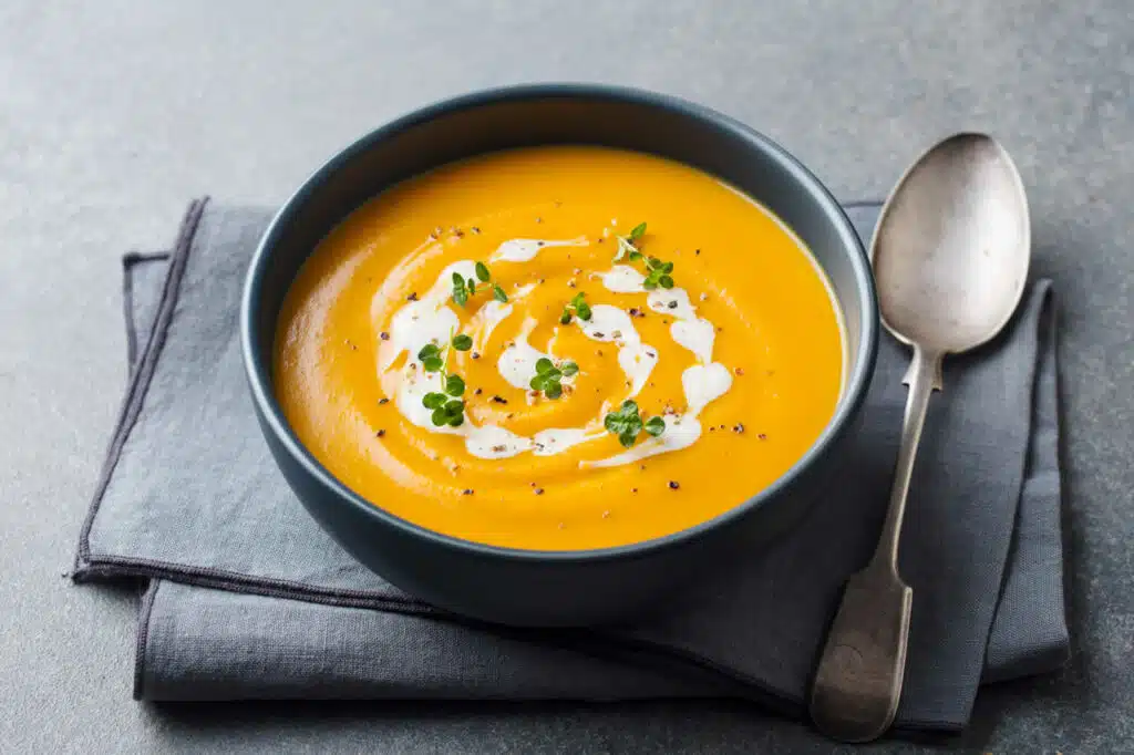 Velouté de Potiron et Carottes au Cookeo