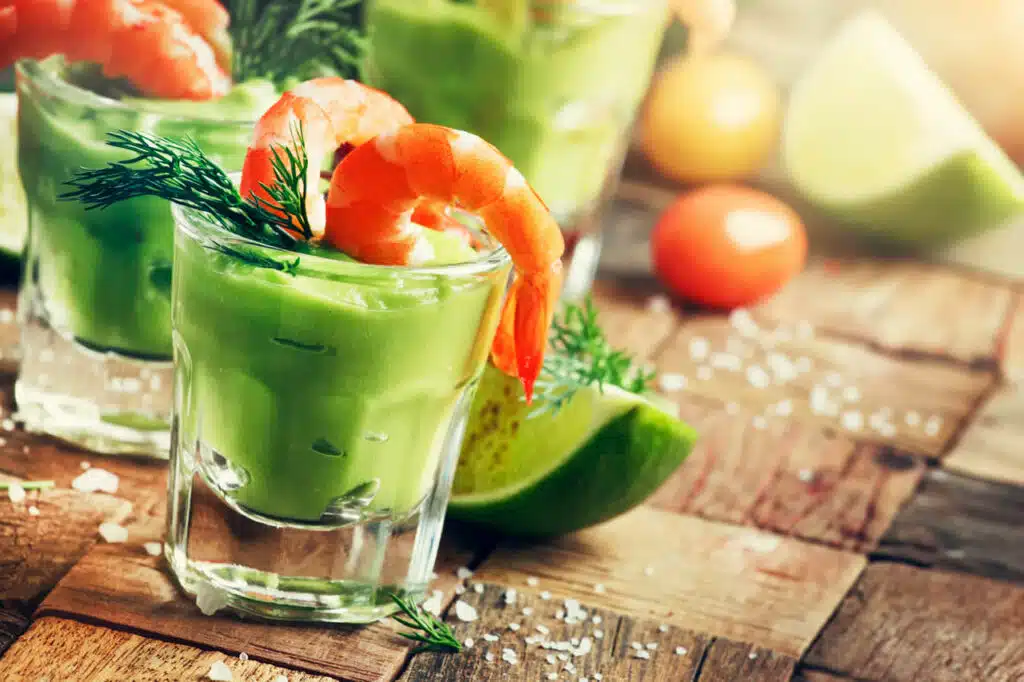 Mousse avocat verrine