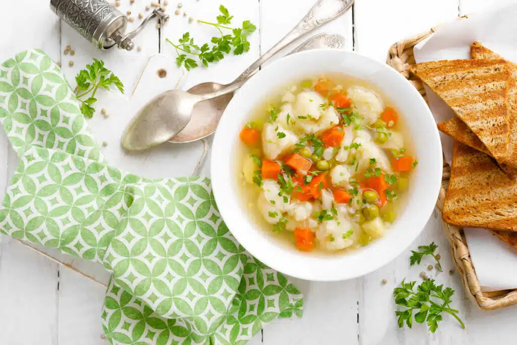 Soupe de légumes légère au Cookeo