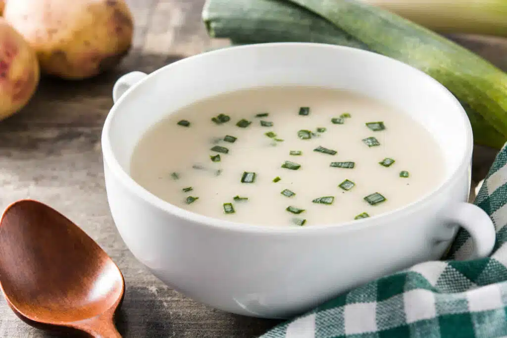 Soupe pommes de terre et poireaux au Cookeo