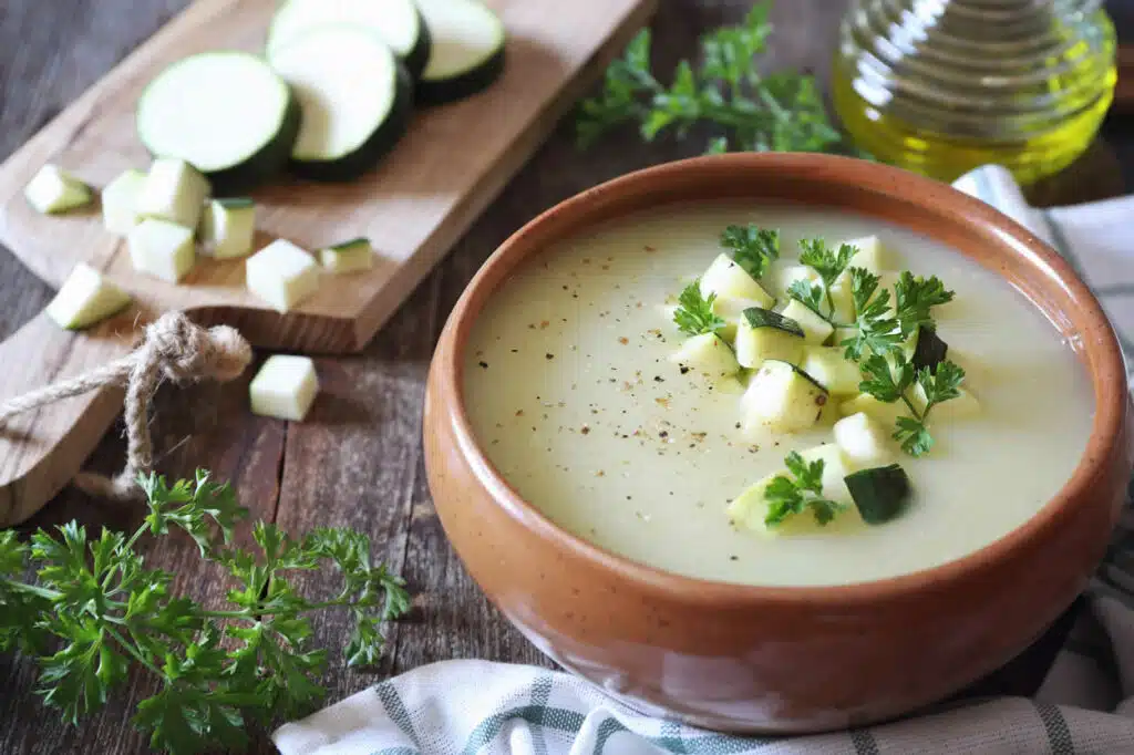 Velouté courgette cocotte minute