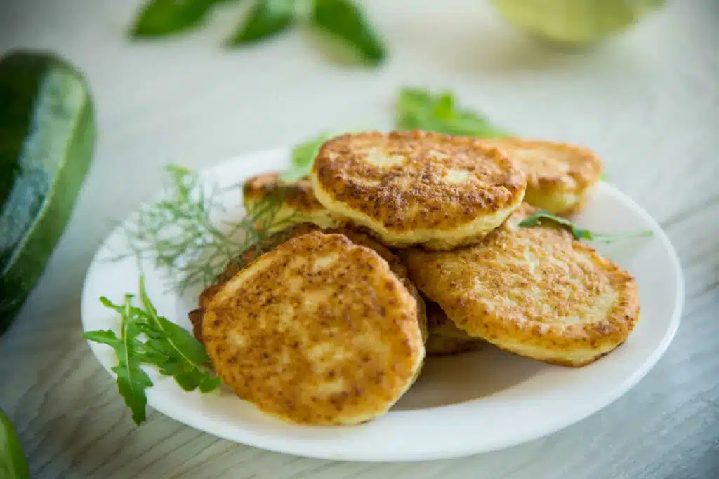 Galettes de courgettes au four