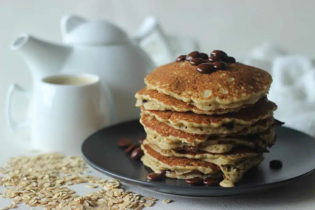 Crêpes aux flocons d'avoine et banane