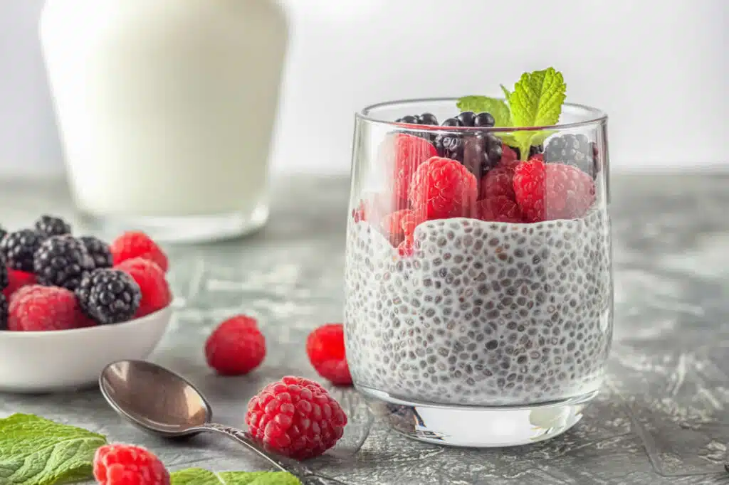 Pudding de chia au lait