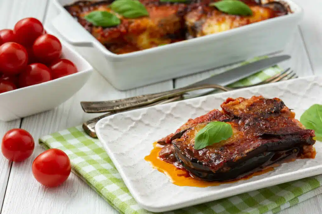 Aubergines à la Parmigiana