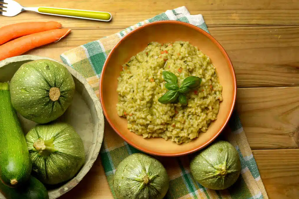 Comment faire risotto courgette