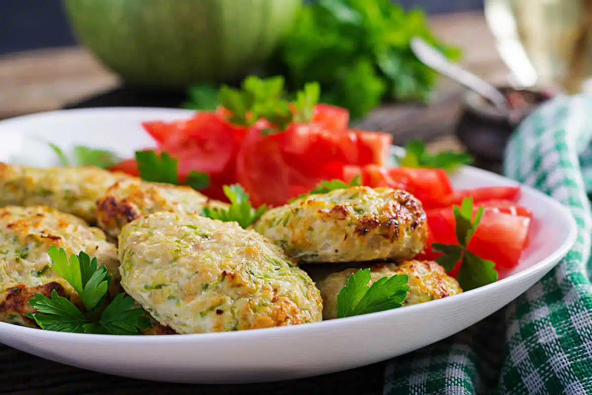 Galettes de courgettes au four